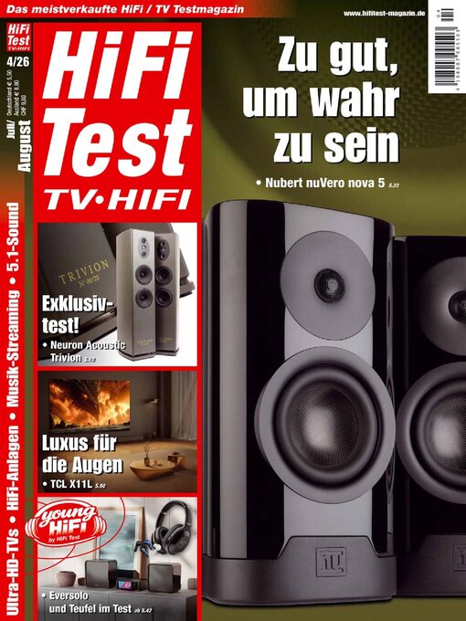 Cover image for HIFI TEST TV HIFI